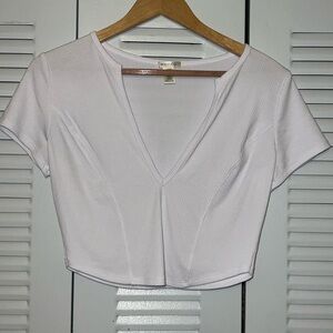 Crop top v neck